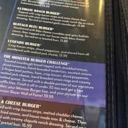 Legends American Grill - Monster burger challenge