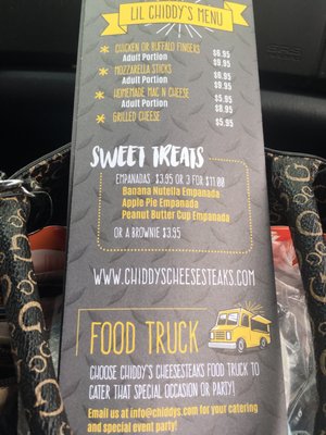 Menu photo 2 Chiddy's Cheesesteaks Bay Shore, NY