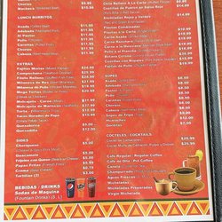 California Tacos - Menu