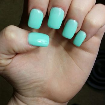 Top Nails - View of awful set - Nail Salons Near Me - Saint Louis, Missouri