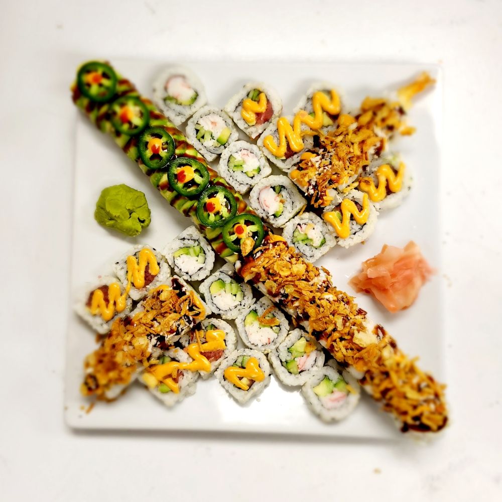 Food from Mangs Sushi