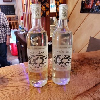 Solar Rock Winery - Bottles to go! - Wine Tasting Room Near Me - Dayton, Maine