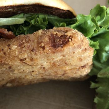 McDonald's - One bun chicken sandwich. - Burgers Near Me - Bonsall, California McDonald's - One bun chicken sandwich. - Burgers Near Me - Bonsall, California