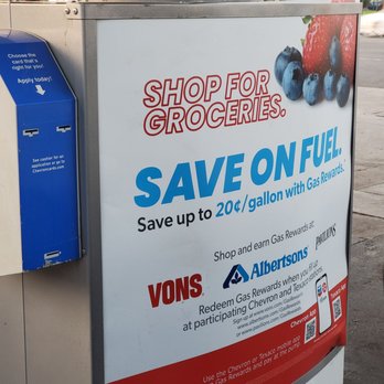 Chevron - a sign for save on fuel at a gas station - Gas Stations Near Me - Los Angeles, California Chevron - a sign for save on fuel at a gas station - Gas Stations Near Me - Los Angeles, California