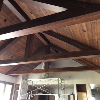 C3 Builders - Pine ceiling with custom built trusses - General Contractors Near Me - Oakdale, California C3 Builders - Pine ceiling with custom built trusses - General Contractors Near Me - Oakdale, California