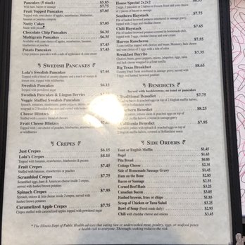 Lola's Diner - Crispy crèpes and lovely fluffy pancakes. Mmmmm! - Diners Near Me - Park Ridge, Illinois
