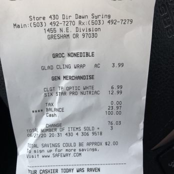 Safeway - Bad customer service! Not friendly - Grocery Near Me - Gresham, Oregon
