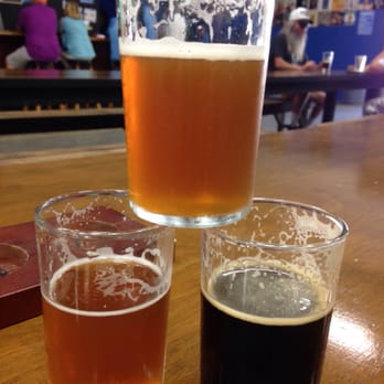 Blue Note Brewing Company - From top clockwise, IPA, stout, extra pale ale. - Breweries Near Me - Woodland, California