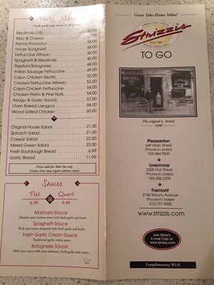Menu photo 7 Strizzi's Fremont, CA Menu photo 7 Strizzi's Fremont, CA