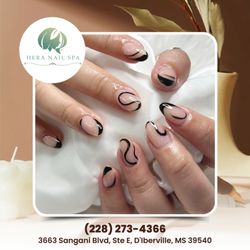 Hera Nail Spa - Experience the art of minimalism with black nail art--where a single shade crafts a masterpiece of refined beauty