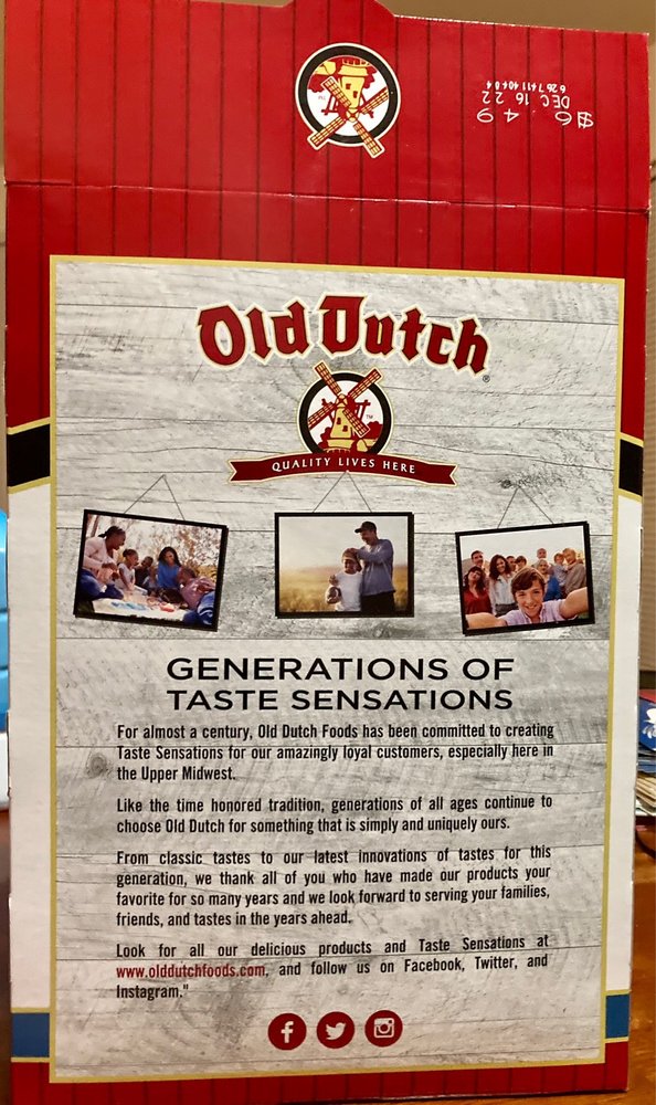 Old Dutch Snacks Logo