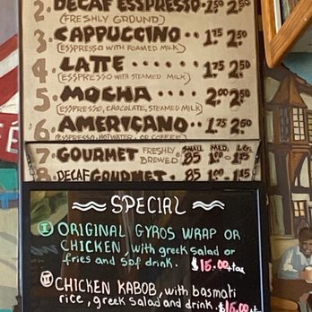 Petit Café - Coffee menu and specials - Greek Near Me - El Segundo, California