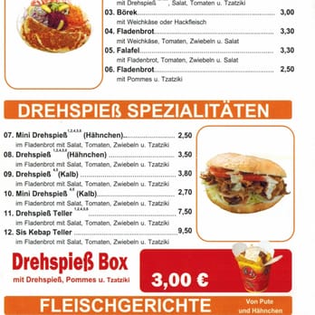Snack Time - Speisekarte Seite 2 (Gerichte) - Kebab Near Me - Lohfelden, HE