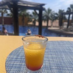 Blu Restaurant - "Baby mango" welcome drink