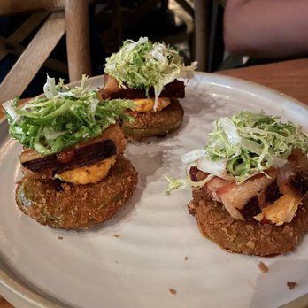Yardbird Table & Bar - Fried Green Tomato BLT - Southern Near Me - Miami Beach, Florida Yardbird Table & Bar - Fried Green Tomato BLT - Southern Near Me - Miami Beach, Florida