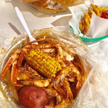 Crafty Crab - Brandon - SnowCrab & Whole Shrimp with Crafty Cajun sauce $19.99 comes with your choice of fountain drink & Side of fries $4.00. - Seafood Near Me - Brandon, Florida Crafty Crab - Brandon - SnowCrab & Whole Shrimp with Crafty Cajun sauce $19.99 comes with your choice of fountain drink & Side of fries $4.00. - Seafood Near Me - Brandon, Florida