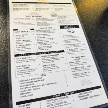 Crack'D Brunch - Menu - Breakfast & Brunch Near Me - New Orleans, Louisiana
