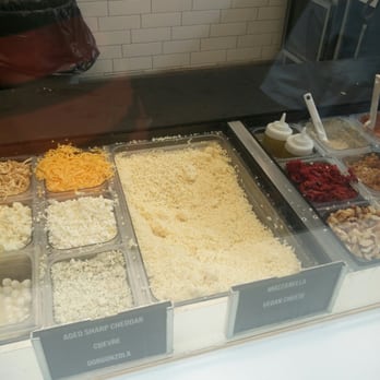 The Pizza Press - Cheeses and some initial ingredients. - Salad Near Me - Orange, California The Pizza Press - Cheeses and some initial ingredients. - Salad Near Me - Orange, California