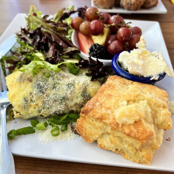 Joe's Farm Grill - The breakfast veggie omelette & apple fritters - American Near Me - Gilbert, Arizona