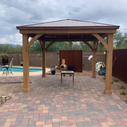 Outstanding - I'll probably get a larger table, but we love the gazebo install.  Nice work.