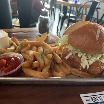 Brew Kitchen Bar - Fish burger - Gastropubs Near Me - Monterey Park, California Brew Kitchen Bar - Fish burger - Gastropubs Near Me - Monterey Park, California