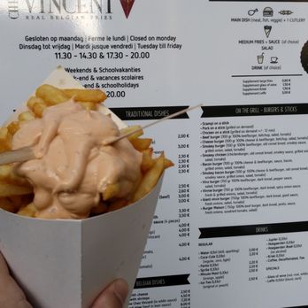 Chez Vincent - Fries and menu - Friterie Near Me - Bruges, VWV