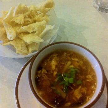 Rdk Chinese Restaurant - All time favorite Hot and Sour Soup-Pros: complimentary fried wontons. Cons: neither hot nor sour - Chinese Near Me - Gurnee, Illinois Rdk Chinese Restaurant - All time favorite Hot and Sour Soup-Pros: complimentary fried wontons. Cons: neither hot nor sour - Chinese Near Me - Gurnee, Illinois