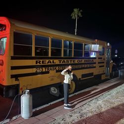 Real Taste Of India - School bus seating