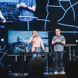 Eastside Christian Church Bellflower - Pastor Gene Appel introducing Pastor Marcos Garcia as the new Eastside Bellflower Campus Pastor.