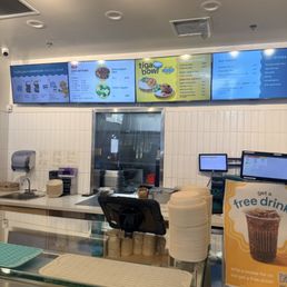 Front of house ordering counter Front of house ordering counter