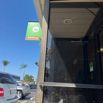 Just Smogs - Sign with name/logo outside - Smog Check Stations Near Me - Huntington Beach, California