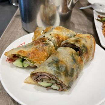 Dinesty Dumpling House - Beef roll pancake - Chinese Near Me - Vancouver, British Columbia Dinesty Dumpling House - Beef roll pancake - Chinese Near Me - Vancouver, British Columbia