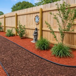Fam&Co Grounds Maintenance - Fence line cleared and mulched for crisp border renewal