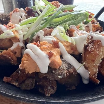 Tupelo Honey Southern Kitchen & Bar - Loaded Cracklins - Breakfast & Brunch Near Me - Asheville, North Carolina Tupelo Honey Southern Kitchen & Bar - Loaded Cracklins - Breakfast & Brunch Near Me - Asheville, North Carolina