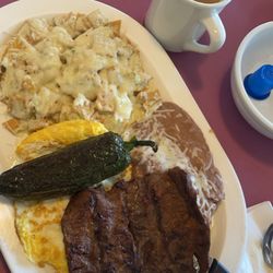El Jacalito Mexican Food - Chilaquiles plate