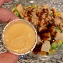 Creamy Siracha... slightly spicy but I'm a wimp. I still tried it and it was GOOD! Creamy Siracha... slightly spicy but I'm a wimp. I still tried it and it was GOOD!