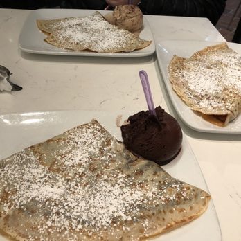 Chocolate SD - Nutella crepe with a scoop of dark chocolate - Coffee & Tea Near Me - San Diego, California