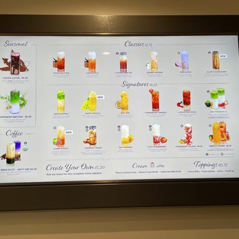 Teaspoon - Menu screen - Bubble Tea Near Me - Reno, Nevada