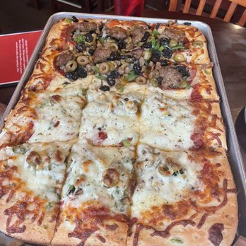 Adriatico's - Buckeye. Veggie and supreme. - Pizza Near Me - Cincinnati, Ohio Adriatico's - Buckeye. Veggie and supreme. - Pizza Near Me - Cincinnati, Ohio
