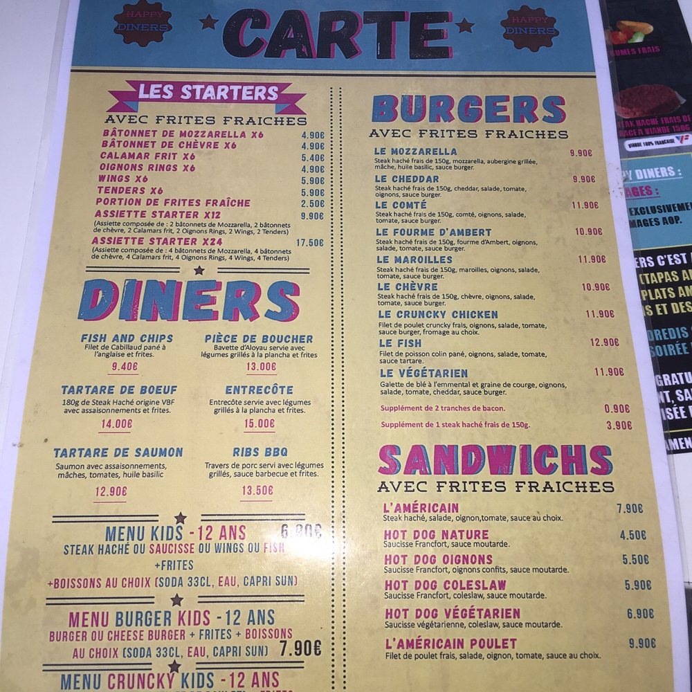 Happy Diners - Diners Near Me - Le Boulou, 66 Happy Diners - Diners Near Me - Le Boulou, 66