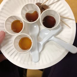 Syrup tasting with caramels Syrup tasting with caramels