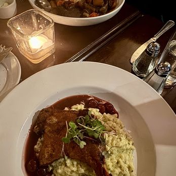 French Roast - Duck confit and lamb chops - French Near Me - New York, New York French Roast - Duck confit and lamb chops - French Near Me - New York, New York