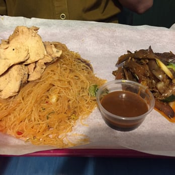 Lona's Lil Eats - Spicy eggplant and chicken+glass noodles - Asian Fusion Near Me - St Louis, Missouri