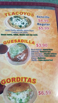 Menu photo 1 El Ojo De Agua Riverside, CA