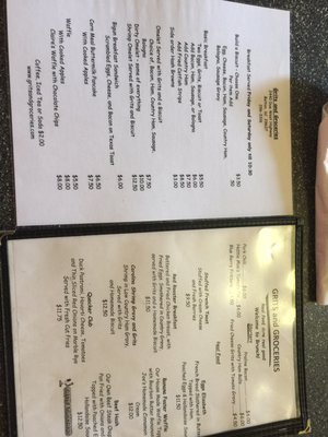 Menu photo 2 Grits and Groceries Belton, SC