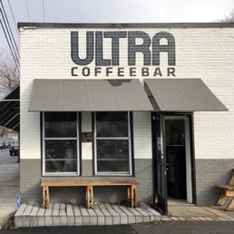 Exterior outside entrance of Ultra Coffeebar - Asheville, North Carolina Exterior outside entrance of Ultra Coffeebar - Asheville, North Carolina