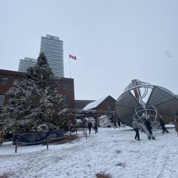 The Distillery District - Dior Christmas tree - Local Flavor Near Me - Toronto, Ontario