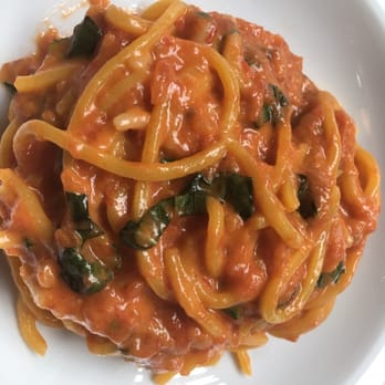 Scarpetta - Spaghetti with tomato and basil - Italian Near Me - New York, New York Scarpetta - Spaghetti with tomato and basil - Italian Near Me - New York, New York