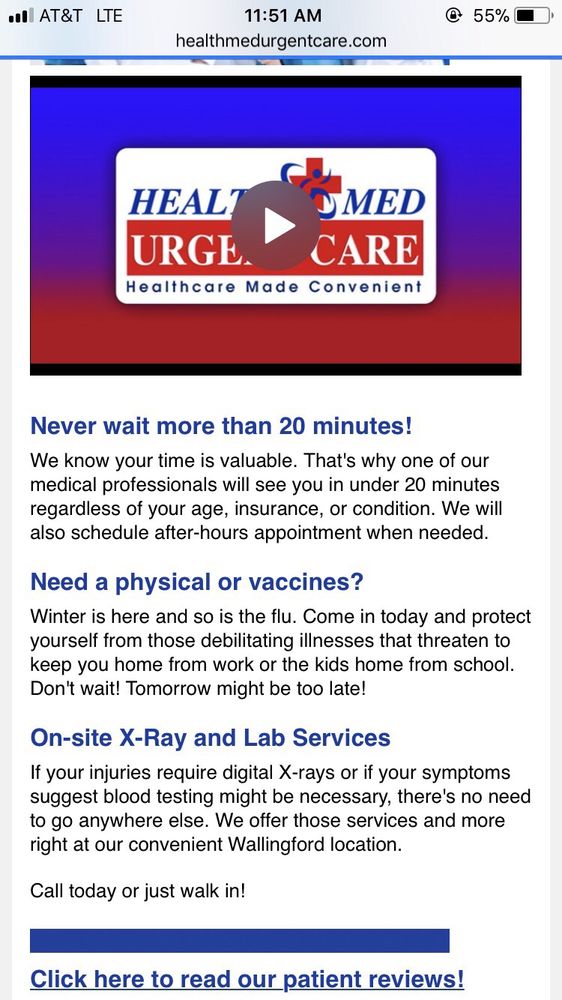 HEALTH MED URGENT CARE Updated September 2024 18 Photos 1257 S