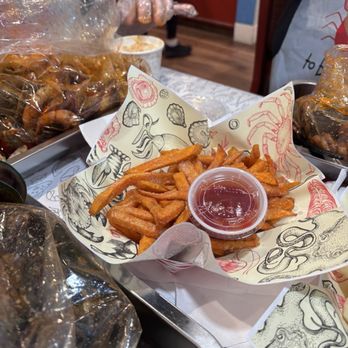 Bag O Crab - Sweet potato fries - Cajun/Creole Near Me - Portland, Oregon